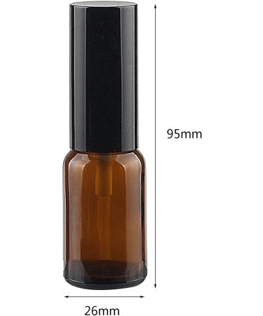 Zeoabsy 12-Piece 15ml Brown Spray Bottles with Black Atomizers - Perfect for Perfume Travel and DIY - Includes 3 Funnels - Buy Online on GoSupps.com