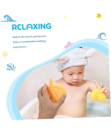3pcs Kids Bath Ball Loofah Set - Cartoon Body Scrub Pouf & Exfoliating Mittens for Fun Bathing - Buy Online on GoSupps.com