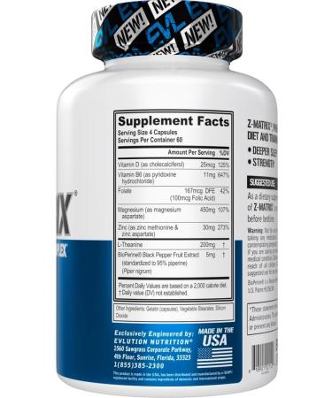 Evlution ZMatrix Magnesium and Zinc Post Workout Supplement (60 Servings) Plus Replenishing BCAAs Amino Acids Powder for Pre & Post Workout (Pink Lemonade 30 Servings) - Buy Online on GoSupps.com