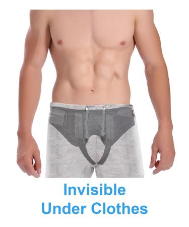 Hernia Belt Truss for Men & Women | Adjustable Inguinal Support with Removable Compression Pads | Universal Waist & Groin Straps for Pain Relief & Post-Surgery Care - Buy Online on GoSupps.com