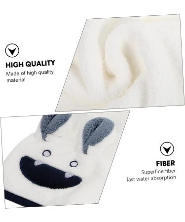 NUSITOU 1pc Coral Fleece Dry Hair Hat Drying Cap for Long Hair Portable Towel Curly Hair Towel Hair Towel Microfiber Drying Cap Hair Dry Turban Water Women's White Quick Dry Hair Cap White 64x24x0.8cm - Buy Online on GoSupps.com