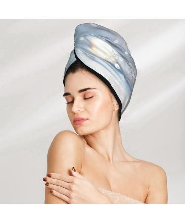 Christmas Deer Microfiber Hair Towel | Soft Super Absorbent Coral Velvet Wrap for Long Curly & Thick Hair - Buy Online on GoSupps.com