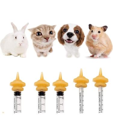 20 Pack Pet Nipples with Syringes for Newborn Kittens & Puppies | Ideal for Small Mammals - Baby Bottles for Pets - Buy Online on GoSupps.com