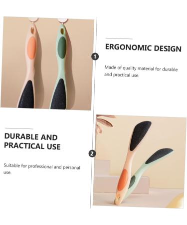 Housoutil Foot Rubbing Board Spray Talcum Pedicure Foot Scraper Pedicure Foot Care Tool Foot Care Pedicure Heel Hard Skin Remover Plastic Scraper Foot File Grinding Tool Household TPR - Buy Online on GoSupps.com