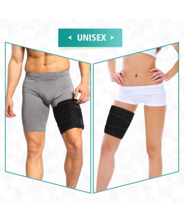 Thigh Brace Support PINCOU 1 Neoprene Thigh Wrap Hamstring Compression Sleeves Adjustable Thigh Upper Leg Comp - Buy Online on GoSupps.com
