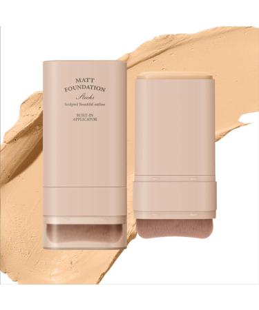 Stick foundation - stick foundation for the face foundation for face makeup | liquid foundation 20g moisturizing primer base with brush - concealer - Buy Online on GoSupps.com