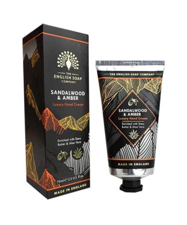 The English Soap Company Radiant Collection Hand Cream Sandalwood & Amber 75ml
