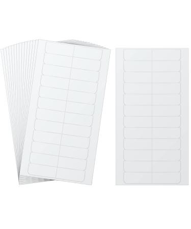 480 Pieces 40 Sheets Hair Extension Tape Tabs Double Sided Extension Tapes Hair Shop Tab Tape Bonding Replacement Tape for Women Girls Hair Salons Hair Extension  4 x 0.8 cm (null) White