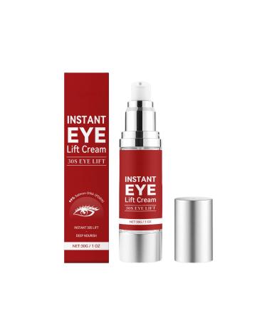 BATUREL Instant Eye Lift Cream Rapid Reduction for Under Eye Bags Wrinkles Dark Circles Puffiness Firming and Moisturizing Non-Greasy 1 Oz