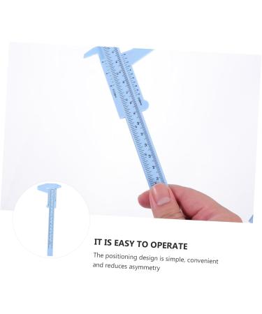 Beavorty Multitools 2pcs Eyebrow Ruler Guitar Kits Cosmetic Caliper Flexible Eyebrow Measure Musical Instrument Miss - Buy Online on GoSupps.com