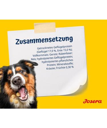 JOSERA Knuspies with duck 10 kg | Delicious dog treat | Low fat | 10 kg bag - Buy Online on GoSupps.com