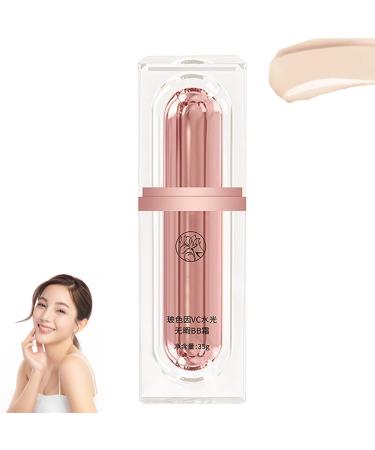 VC Flawless BB Cream, VC Water Light Flawless BB Cream, Multi-effect Peptide Moisturizing Liquid Foundation, Hyaluronic Acid BB Cream, Skincare BB Cream (#02 Natural)