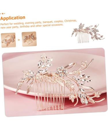 Ipetboom Bridal Comb Crystal Hair Comb Bridal Rhinestone Hair Comb Wedding Hair Comb Bridesmaid Hair Comb Bride Hair Comb Wedding Hair Accessory Bridal Hair Comb - Buy Online on GoSupps.com