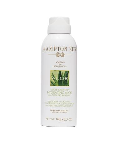 Hampton Sun Hydrating Aloe Continuous Mist  0.5 oz 5 Ounce (Pack of 1)