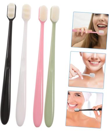 Minkissy 12 pcs Soft Travel Toothbrush Set - Perfect Gift for Travelers Camping & Pregnant Women - Portable Cleaning Brushes - Buy Online on GoSupps.com
