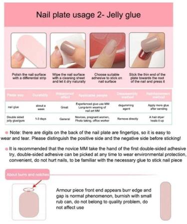 Artificial Nails Mid-length Fake Nails Gradient Wear Fake Nail On Finished Nails Coffin Nails Stickers Press - Buy Online on GoSupps.com