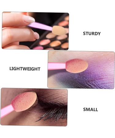 Housoutil 50pcs Double Ended Eyeshadow Brush Eye Shadow Sponge Tip Makeup Brush Latex Eyeshadow Woman Tool - Buy Online on GoSupps.com