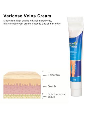 Varicose Veins Cream | Eliminate Spider Veins & Soothing Treatment - International Shipping - Buy Online on GoSupps.com