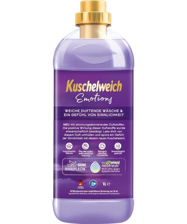 Kuschelweich Emotions Sensuality Fabric Softener 1L - 38 Washes of Luxurious Freshness | International Shipping - Buy Online on GoSupps.com