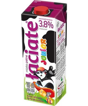 Laciate Junior Milk 3.8% Fat UHT Milk1000 Mililiter x 12 Boxes - Buy Online on GoSupps.com