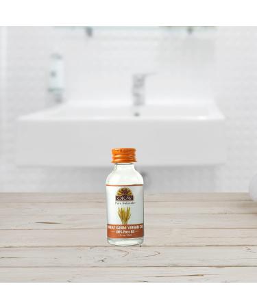 OKAY 100% Pure Wheat Germ Virgin Oil 1oz - Premium Skin & Hair Care - Shop Internationally - Buy Online on GoSupps.com