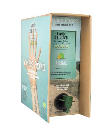 NOMBRE PROPIO Extra Virgin Olive Oil Eco Picual | Bag-in-Box format 3L | Olive oil 3 liters | EVOO Picual - Buy Online on GoSupps.com