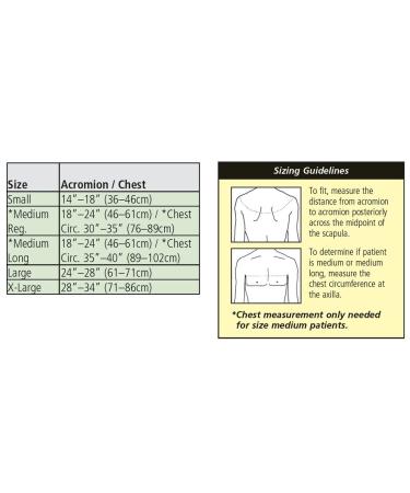 Sammons Preston Rolyan Original Hemi Shoulder Sling for Left Arm - Comfortable & Adjustable Elastic Straps (Medium/Long - Buy Online on GoSupps.com