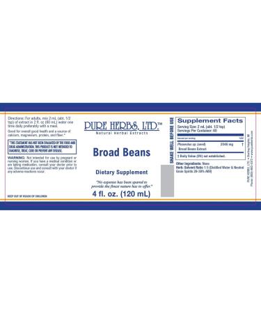 Pure Herbs Ltd. Broad Beans (4 oz.) - Buy Online on GoSupps.com
