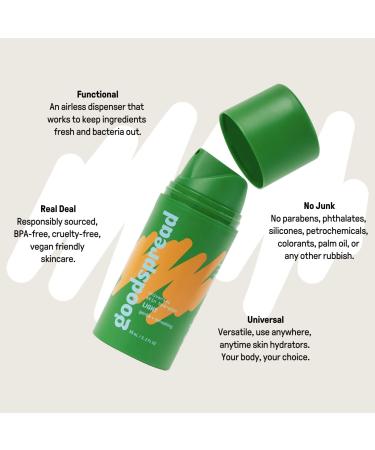 Goodspread Universal Light Hydrator | Fragrance-Free Daily Moisturizer with Vitamin E & Antioxidants | Gentle Lotion for Sensitive Skin | Cruelty-Free & Vegan | 3.2 fl. oz - Buy Online on GoSupps.com