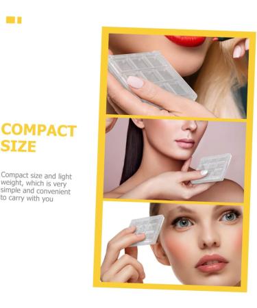 Didiseaon 3pcs Organizer Eyeshadow Eye Storage Pan Ing Shadow Transparent Sub Foundation Empty Tray - Buy Online on GoSupps.com