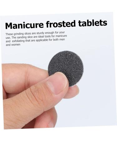 NOLITOY 7pcs 1 Frosted Sheet Nail Accessories Pedicure Tools Exfoliating Polishing Slices Electric 2.5x2.5cmx7pcs Blackx7pcs - Buy Online on GoSupps.com