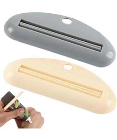 Toothpaste Squeezer - 2 Pieces Household Tube Squeezing Clips Home Improvement Squeezer for Toothpaste Beauty Cream Cleansing Foam Hand Cream - Buy Online on GoSupps.com