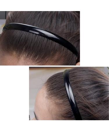 Androxeda 5-Piece Plastic Headbands with Teeth | DIY 10mm Wide Hairbands for All Hair Types - Buy Online on GoSupps.com