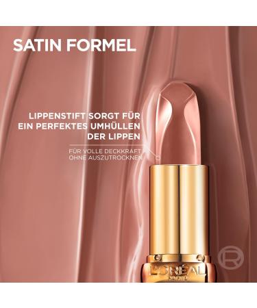 L'Or al Paris Lipstick 570 Worth It - Silky Finish 12 Hour Moisture Nourishing Ingredients | Color Rich Satin Nude - 4g - Buy Online on GoSupps.com