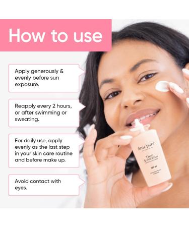 Ame Pure Daily Face Sunscreen - Weightless Face SPF Sun Cream - Susncreen With No White Cast And Stickiness - 50 ml Sun Cream SPF 30 - Sunrise to Sunset Confidence: Suncream for Healthy Glowing Skin! - Buy Online on GoSupps.com