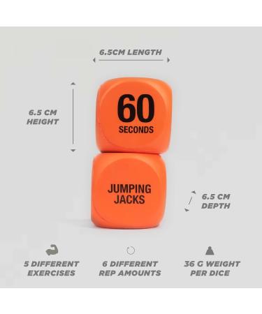 Phoenix Fitness Exercise Cubes - Versatile Cardio & HIIT Workout Cubes for Home & Gym - Full Body Training in Orange - Buy Online on GoSupps.com