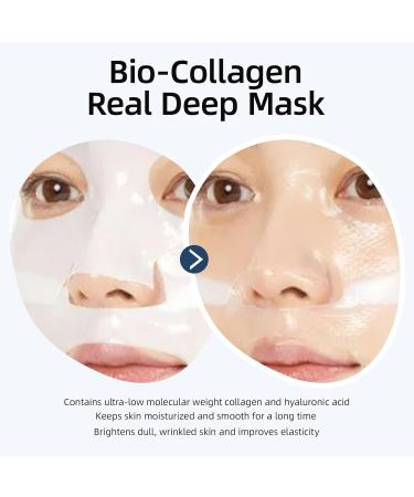 Acne Treatment for Face for Hormonal Cystic Stubborn Acne Cream for Sensitive Skin Teens Adults Women Collagen Face Mask Bio-Collagen Hydrating Face Mask 30g x 4ea - Buy Online on GoSupps.com