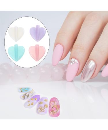 Lurrose 4 Set Nail Art Templates - Precision Shaping Tools for Acrylic Nails | 3D Metal Frame Accessories - Buy Online on GoSupps.com