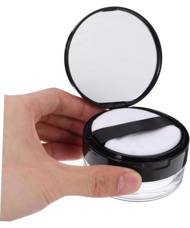 PLAFOPE Powder Case with Mirror Travel Face Powder Case Sifter Loose Powder Compact Puff Case Makeup Boxes - Buy Online on GoSupps.com