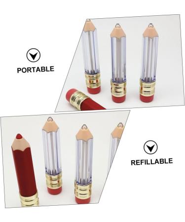  LALADEFIEE 14pcs Empty Lip Gloss Tubes Pencil Shape Reusable Containers For Lip Oil For And Travel - Buy Online on GoSupps.com
