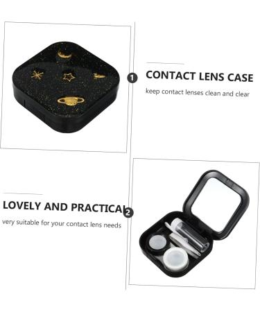 Solustrative Contact Lens Container & Travel Case | Tweezers & Applicator Tool | Stylish & Compact Eyewear Accessories | Ideal for International Shipping - Buy Online on GoSupps.com