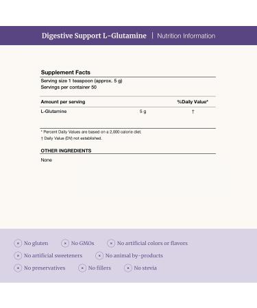 Nuzest Bethany s Pantry Digestive Support L-Glutamine Powder Amino Acid Dietary Supplement - Gut and Immune Health 8.8 oz (50 Servings) 8.8 Ounce (Pack of 1) - Buy Online on GoSupps.com