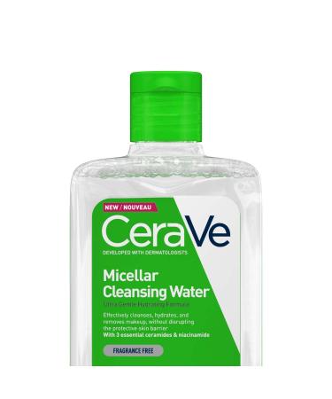CeraVe Micellar Cleansing Water for All Skin Types including sensitive skin and makeup removal 295ml with Niacinamide and Ceramides 295 ml (Pack of 1) - Buy Online on GoSupps.com