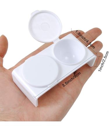 Geviro 2 Pieces Double Cup Plastics Nail Art Cup Bowl Soaking Dappen Dish Cup for Nail Art Acrylic Powder Nail Art Tools - Buy Online on GoSupps.com