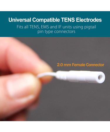 LotFancy TENS Unit Pads 1.65x13.75 4Pcs - Long Strip Shape Electrode Pads for TENS Unit Replacement - Buy Online on GoSupps.com