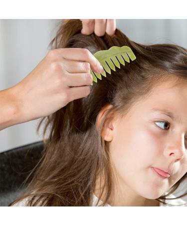 Beaupretty Jade Stone Massage Comb - 2pcs Scalp Massage & Acupuncture Therapy Comb for Spa & Wellness - Buy Online on GoSupps.com