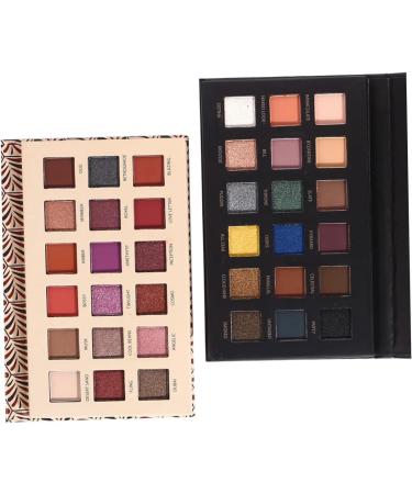 FOMIYES 18 Matte Cream Eyeshadow Makeup Palette Eyeshadow Eyeshadow Eye Shadow Miss Tray Flash medium Black - Buy Online on GoSupps.com