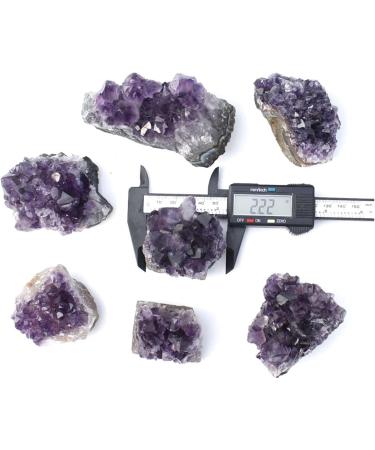 Amethyst Rough Stone 1 Kg Natural Brazil Amethyst Crystal Cluster for Home Decor - Buy Online on GoSupps.com