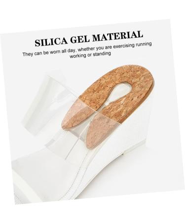 10 Pairs Reusable Silicone Heel Pads - Transparent Heel Covers for Women | Comfortable & Durable Heel Protection - Buy Online on GoSupps.com