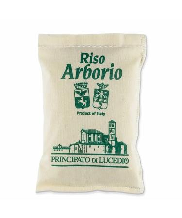 Principato di Lucedio Arborio Rice 1 kg in a Cellophane Bag with Protective Atmosphere and Canvas Bag